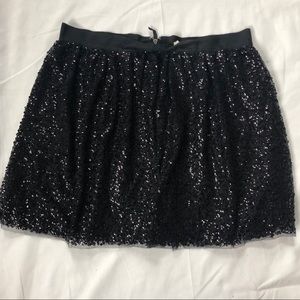 Sequined Holiday Skirt